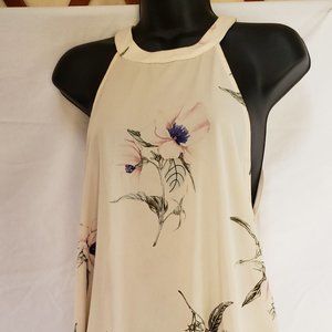 Floral Sleeveless Blouse